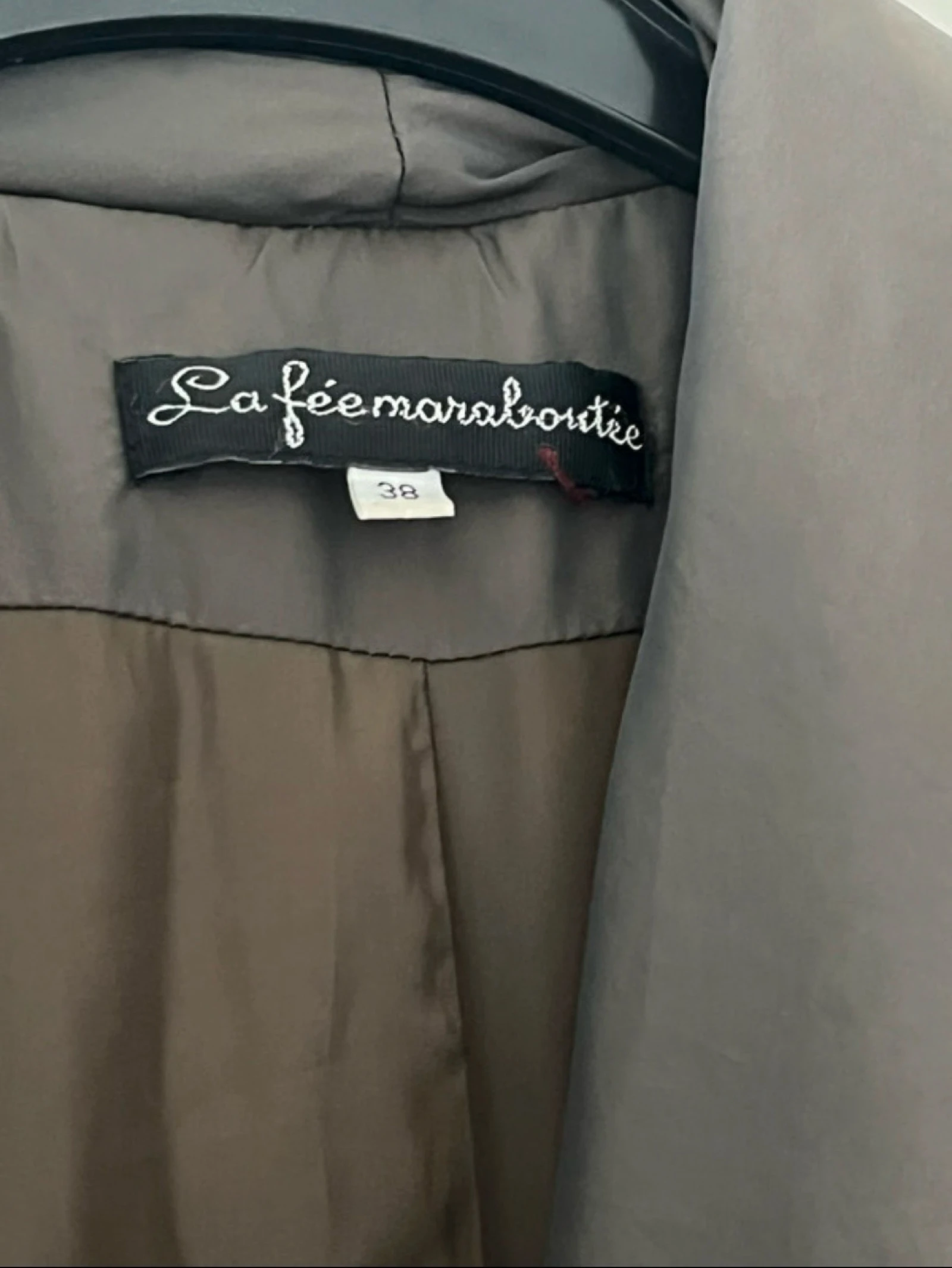 La Fée Maraboutee long khaki puffer jacket – photo 12